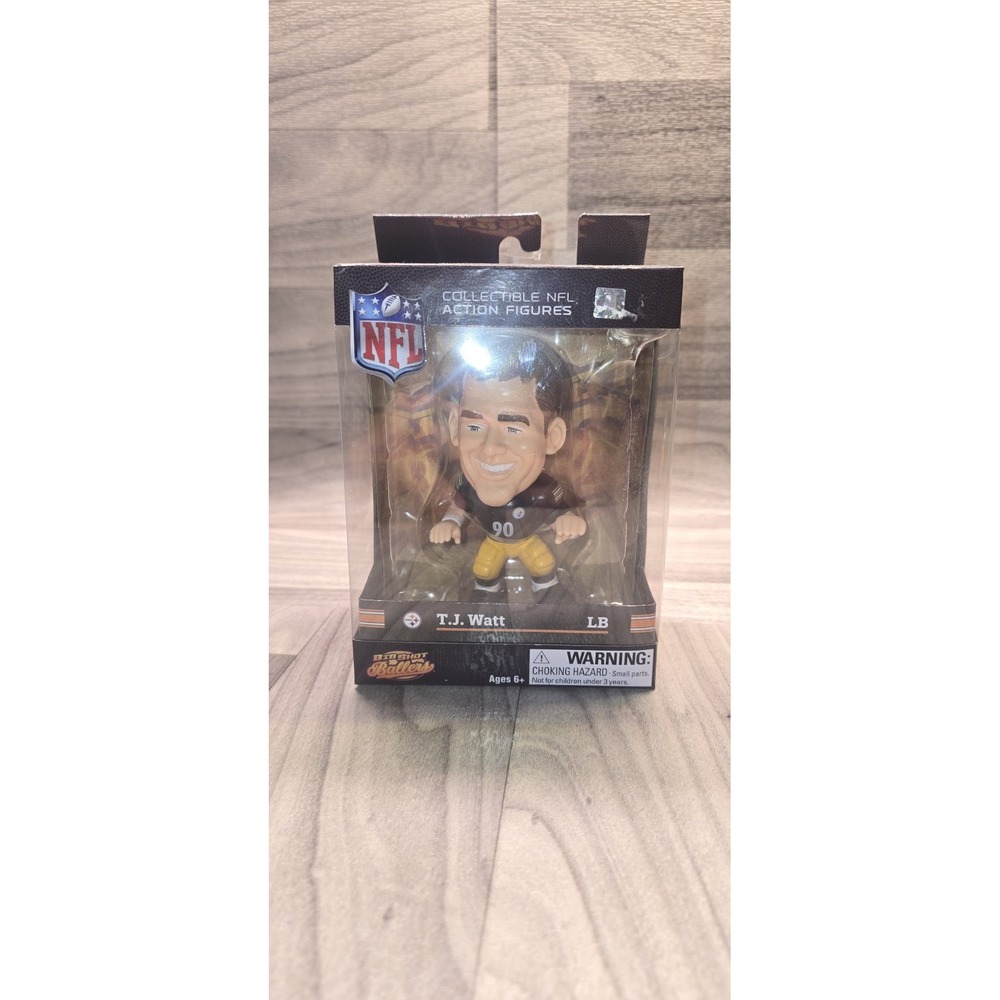T.J. Watt Pittsburgh Steelers NFL Party Animal Big Shot Ballers Action Figure